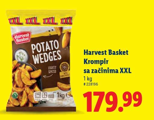 Harvest Basket Krompir sa začinima XXL