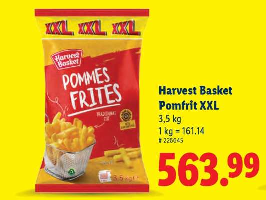 Harvest Basket Pomfrit XXL