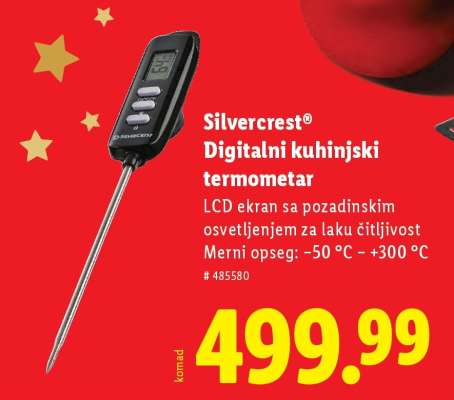 Silvercrest Digitalni kuhinjski termometar
