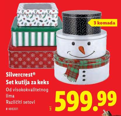 Silvercrest Set kutija za keks