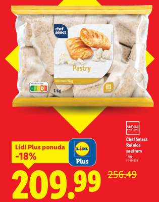 Chef Select Rolnice sa sirom