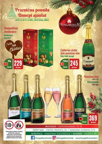 Hungarikum Centar katalog - 01.12.2025 - 31.12.2025.