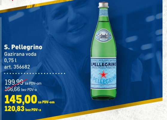 S. Pellegrino Gazirana voda