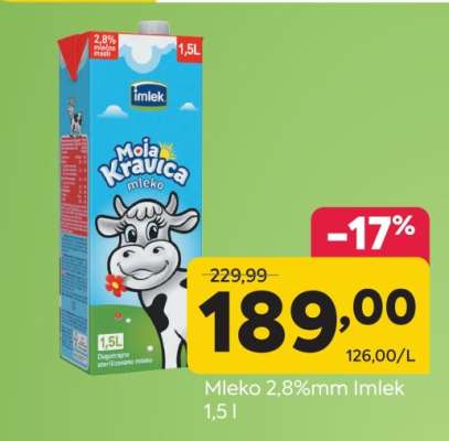 Mleko 2,8%mm Imlek 1,5 l