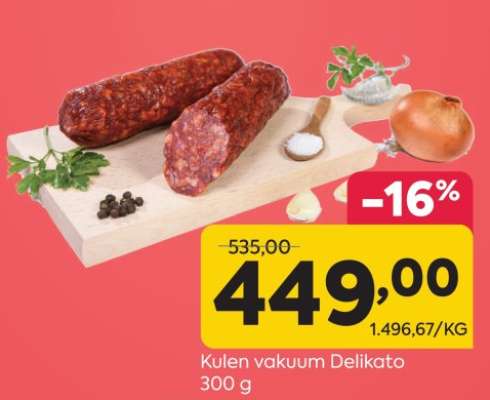 Kulen vakuum Delikato
