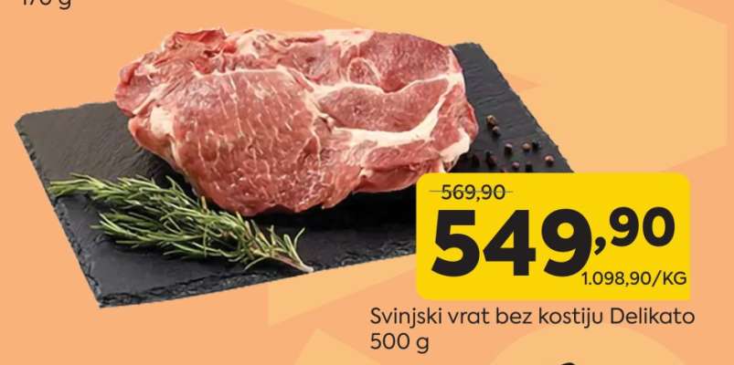 Svinjski vrat bez kostiju Delikato