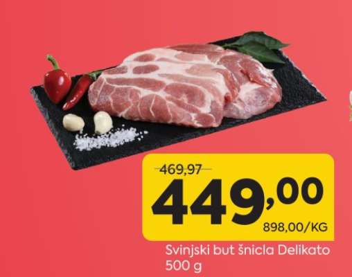 Svinjski but šnicla Delikato