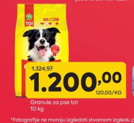 Granule za pse to!