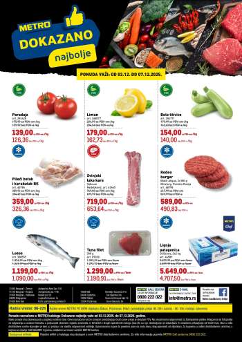 Metro katalog - 03.12.2025 - 07.12.2025.