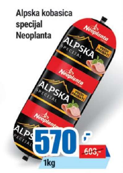 Alpska kobasica specijal Neoplanta