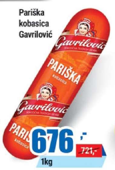 PARIŠKA KOBASICA Gavrilović
