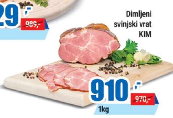 Dimljeni svinjski vrat KIM