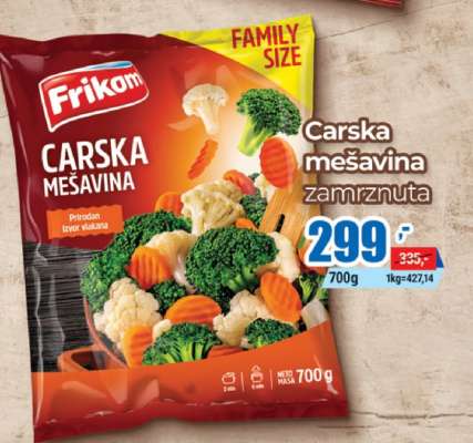 Carska mešavina zamrznuta