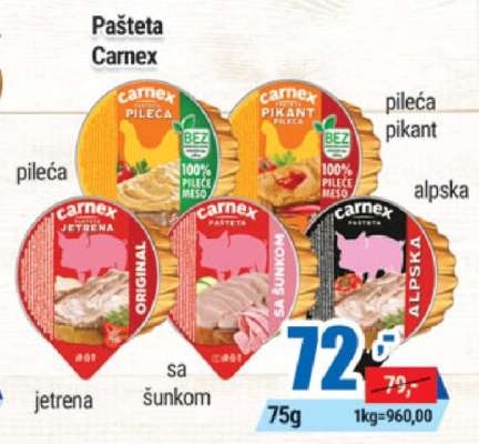 PAŠTETA CARNEX
