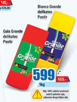 Bianca Grande delikates Pastir