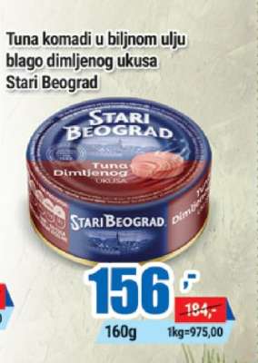 Tuna komadi u biljnom ulju blago dimljenog ukusa Stari Beograd