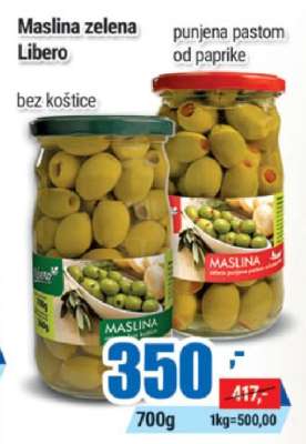 Maslina zelena Libero