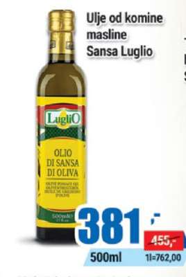 Ulje od komine masline Sansa Luglio