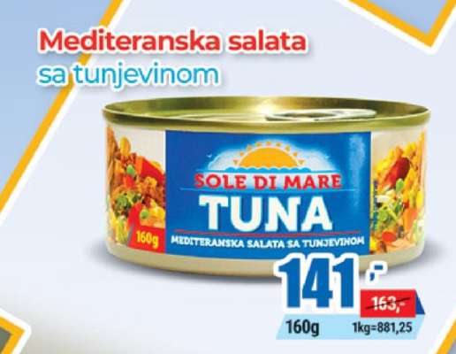 Mediteranska salata sa tunjevinom