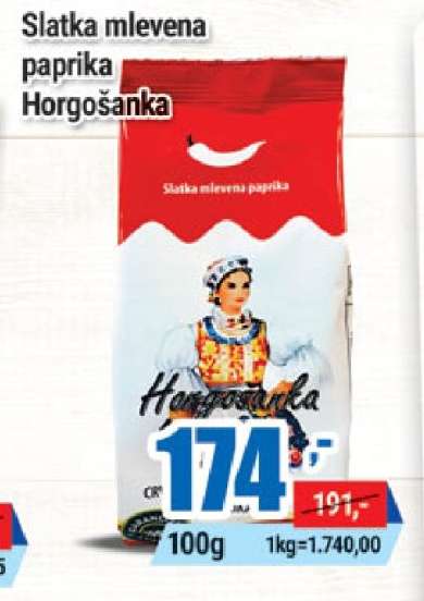 Slatka mlevena paprika Horgoška