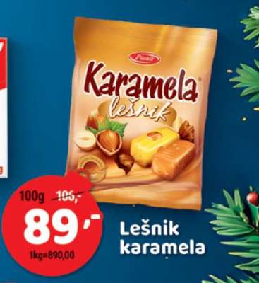Lešnik karamela