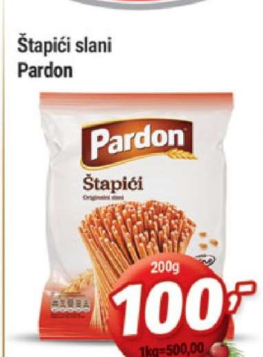 Štapići slani Pardon