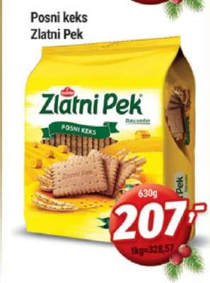 Posni keks Zlatni Pek