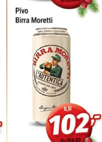 Pivo Birra Moretti