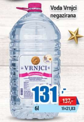 Voda Vrnci negazirana