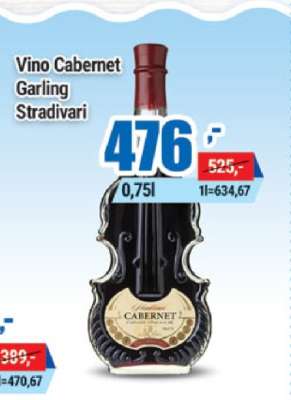 Vino Cabernet Garling Stradivari