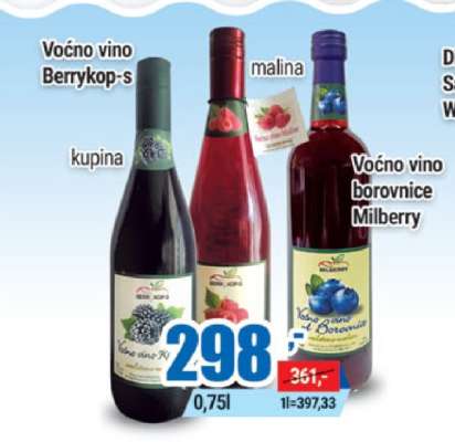 Voćno vino Berrykop-s