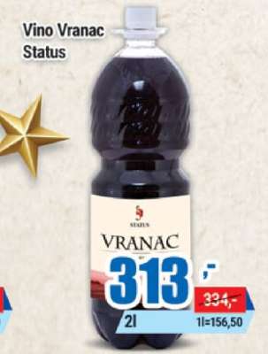 Vino Vranac Status