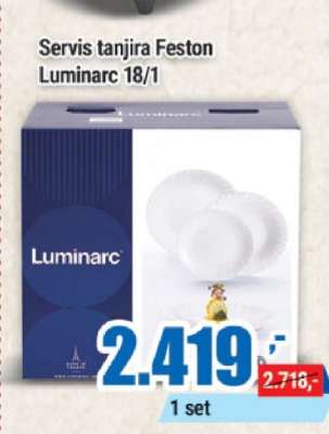 Servis tanjira Feston Luminarc 18/1