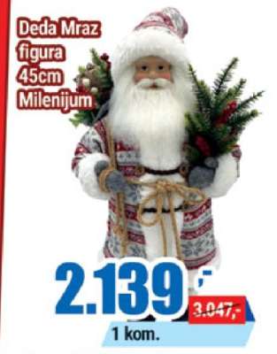 Deda Mraz figura 45cm Milenijum