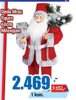 Deda Mraz figura 60cm Milenijum