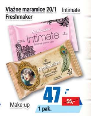 Vlažne maramice 20/1 Freshmaker