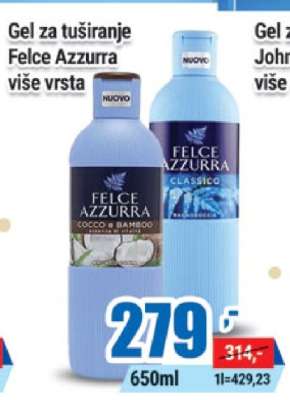 Gel za tuširanje Felce Azzurra
