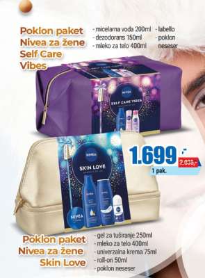 Poklon paket Nivea za žene Self Care Vibes