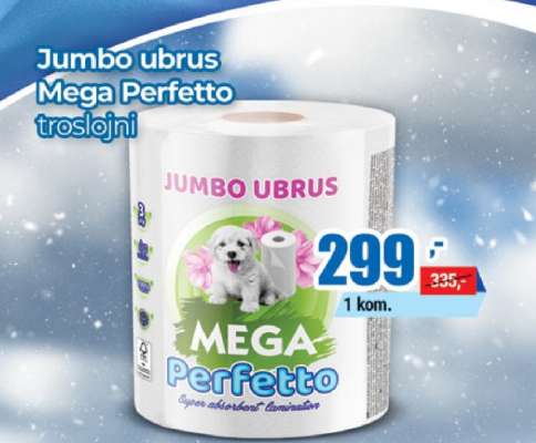Jumbo ubrus Mega Perfetto
