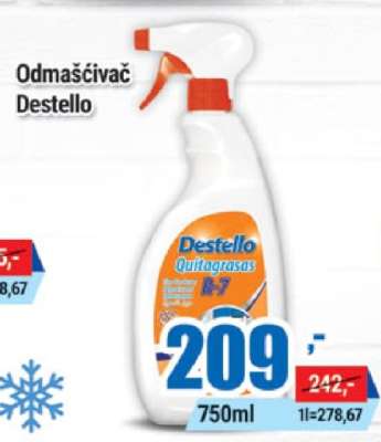 Odmašťovač Destello