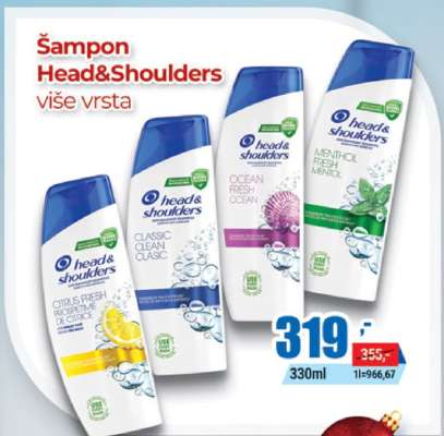 Šampon Head & Shoulders
