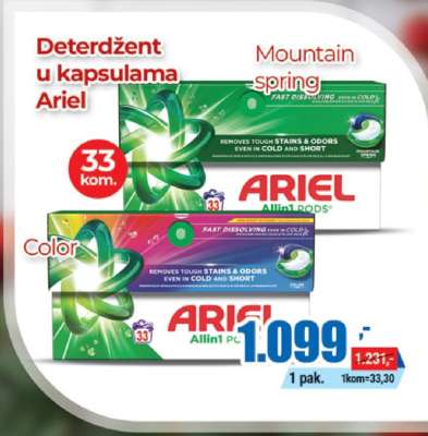 Deterdžent u kapsulama Ariel