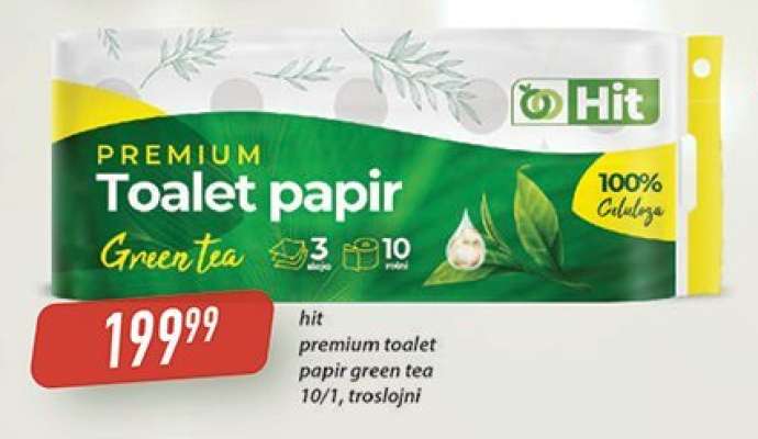 Hit Premium Toalet Papir Green Tea