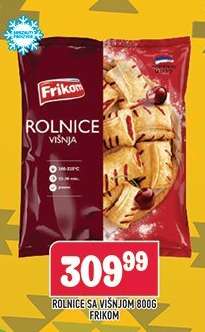 Rolnice sa višnjom 800g Frikom