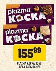 Plazma Kocka 135g, Bela 130g Bambi