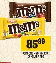 Bombone M&M's Kikiriki, Čokolada 45g