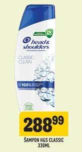 Šampon H&S Classic 330ml