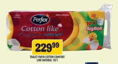 Toaletní papír Cotton Comfort Line Natural 10/1