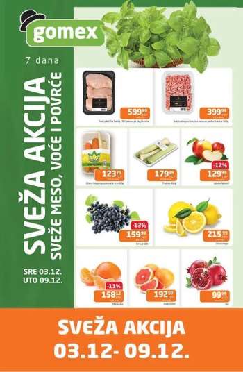 Gomex katalog - 03.12.2025 - 09.12.2025.