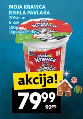 MOJA KRAVICA KISELA PAVLAKA